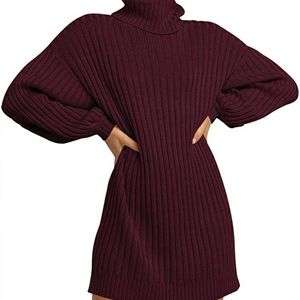 Casual Loose Oversized Sweater Dress